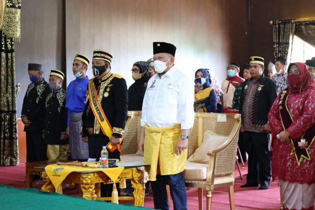 Ketua DPD RI AA LaNyalla Mahmud Mattalitti diberi gelar kekerabatan bergelar Pangeran Jaya Sukma Dilaga9