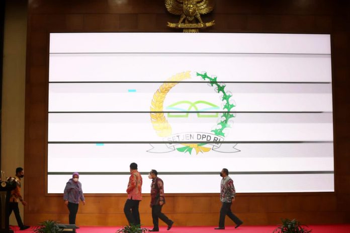 Setjen DPD RI Launching Logo Baru, Spirit Baru Guna Menunjang Kinerja Senator
