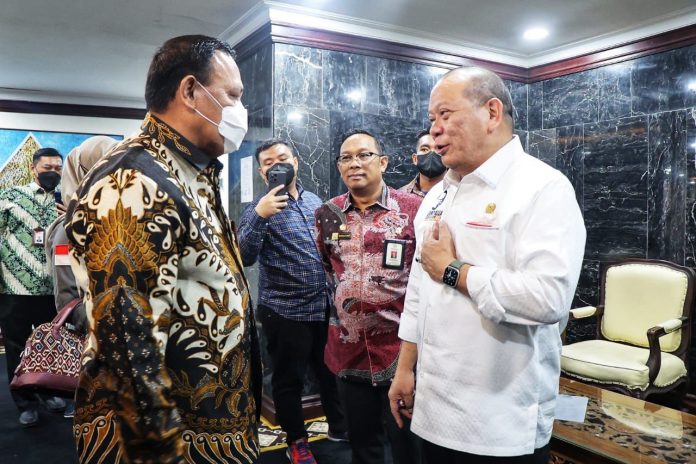 Bertemu Ketua KPK, LaNyalla Singgung Presidential Threshold 20 Persen