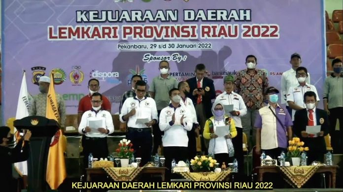 Buka Kejurda Lemkari Riau, LaNyalla : Filosofi Karate Dapat Bangun Karakter Bangsa