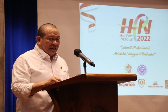 Di Peringatan HPN 2022, Ketua DPD RI Sorot Maraknya Deforestasi