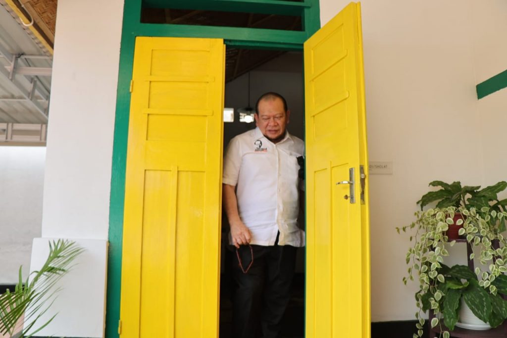 Ketua DPD RI LaNyalla Mahmud Mattalitti menyambangi Rumah Pengasingan Presiden Soekarno di Ende