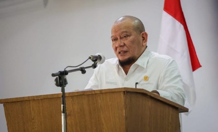 Ketua DPD RI, AA LaNyalla Mahmud Mattalitti menyampaikan kuliah umum di hadapan ratusan mahasiswa di Tana Toraja