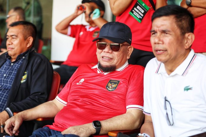 Ketua DPD RI Nonton Laga Timnas, Asprov Jatim Siap Usung LaNyalla Jadi Ketua Umum PSSI
