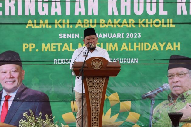 Hadiri Haul di Pasuruan, LaNyalla Ingatkan Pernyataan KH As’ad Syamsul Arifin