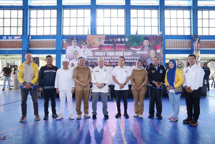 Ketua Umum Pengurus Besar Muaythai Indonesia (PBMI), yang juga anggota Dewan Perwakilan Daerah (DPD) RI, AA LaNyalla Mahmud Mattalitti