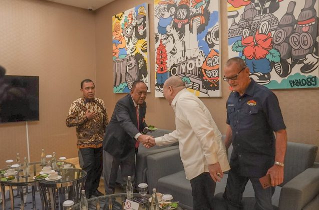 Anggota DPD RI/MPR RI AA LaNyalla Mahmud Mattalitti, yang juga Ketum PBMI Hadiri Rakernas KONI 2026