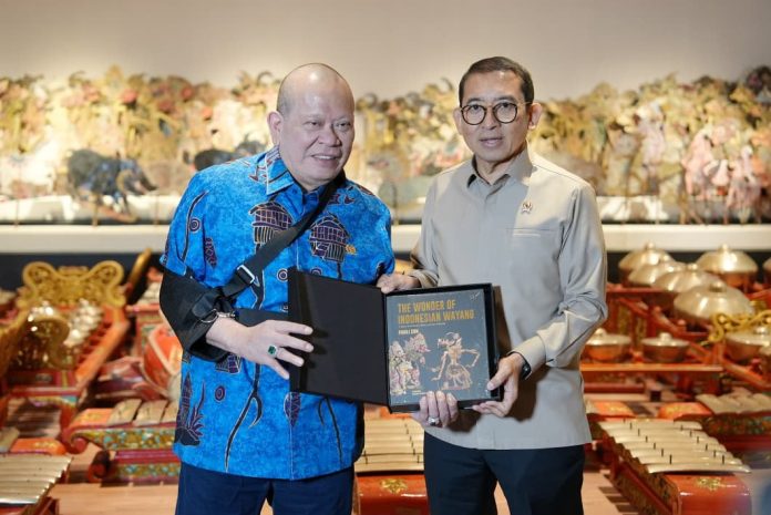 Perjuangkan Pelestarian Aksara Kawi, LaNyalla Teui Fadli Zon